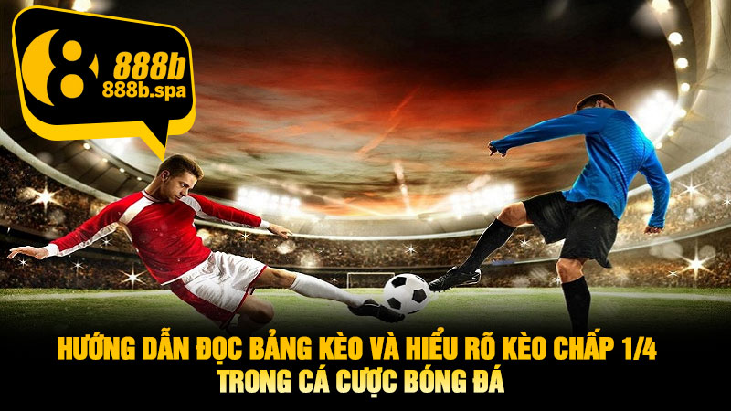 Hướng dẫn đọc bảng kèo và hiểu rõ Kèo Chấp 1/4 trong cá cược bóng đá